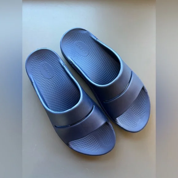 #1 OOFOS oohah recovery slide- men’s 11 - Picture 2 of 5